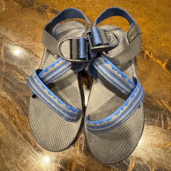 Men’s Blue and Black Chaco Sandals - Picture 1 of 3